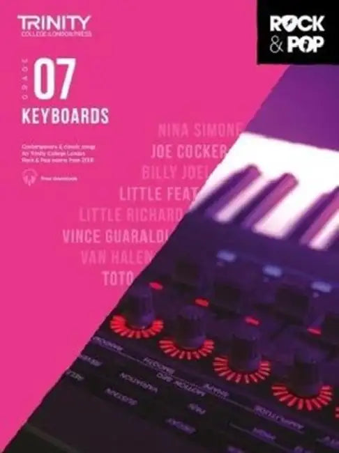 Trinity College London Rock & Pop 2018 Keyboards Grade 7 by Hal Leonard Publishing Corporation (COR)