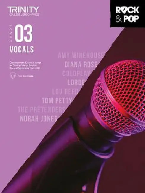 Trinity Rock & Pop 2018 Vocals: Grade 3 by Hal Leonard Corp
