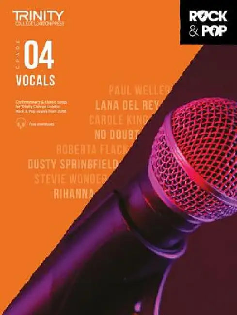 Trinity Rock & Pop 2018 Vocals: Grade 4 by Hal Leonard Corp