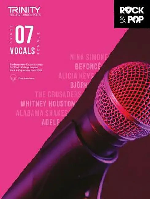 Trinity Rock & Pop 2018 Vocals: Female Voice - Grade 7 by Hal Leonard Corp
