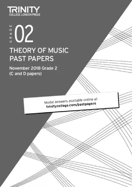Trinity College London Theory of Music Past Papers (Nov 2018) Grade 2 by Trinity College London