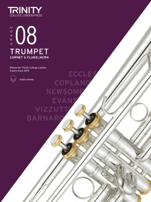 Trinity College London Trumpet, Cornet & Flugelhorn Exam Pieces From 2019. Grade 8