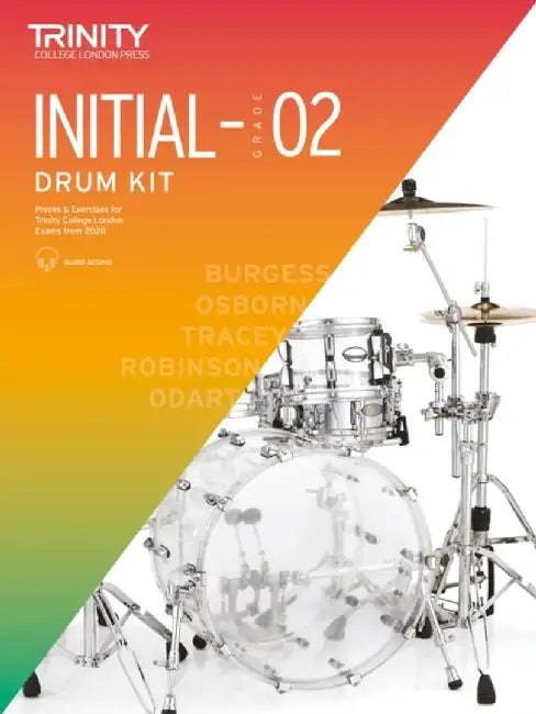 Trinity College London Drum Kit From 2020. Initial-Grade 2 by Trinity College London