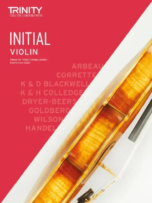 Trinity College London Violin Exam Pieces From 2020: Initial by Trinity College London
