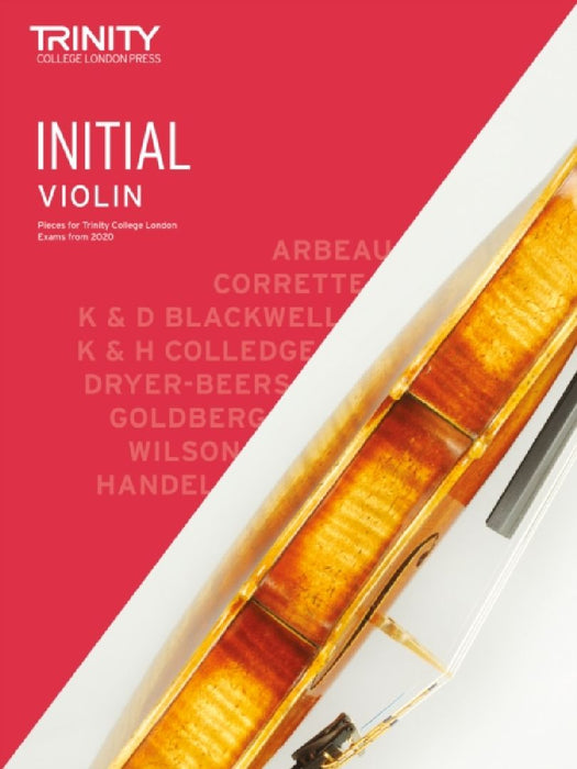 Trinity College London Violin Exam Pieces From 2020: Initial by Trinity College London