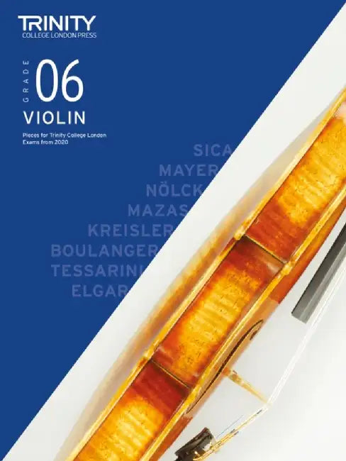 Trinity College London Violin Exam Pieces From 2020: Grade 6 by Trinity College London