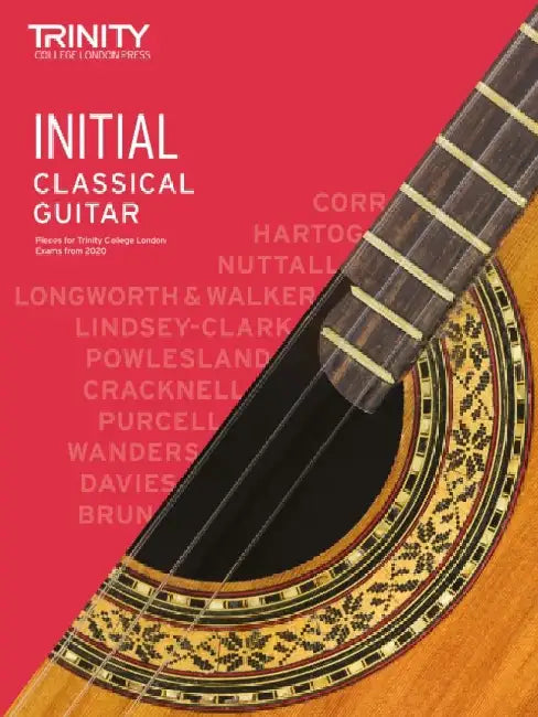 Trinity College London Classical Guitar Exam Pieces From 2020: Initial by Trinity College London