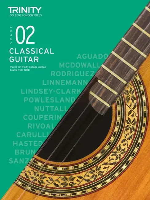 Trinity College London Classical Guitar Exam Pieces From 2020: Grade 2 by Trinity College London