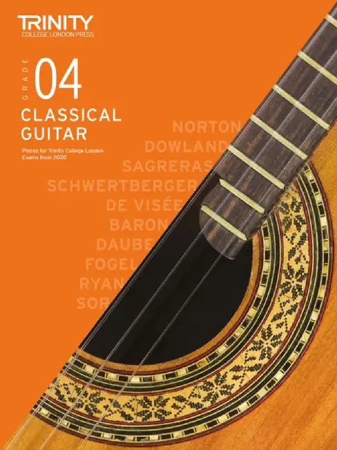 Trinity College London Classical Guitar Exam Pieces From 2020: Grade 4 by Trinity College London