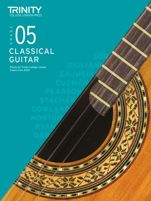 Trinity College London Classical Guitar Exam Pieces From 2020: Grade 5 by Trinity College London