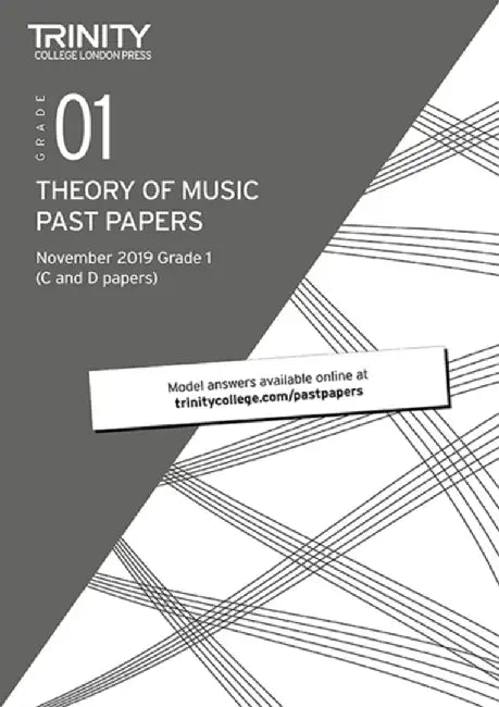 Trinity College London Theory Past Papers Nov 2019: Grade 1 by Trinity College London