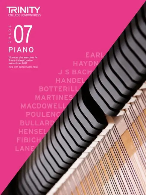 Trinity College London Piano Exam Pieces Plus Exercises From 2021: Grade 7 by Trinity College London