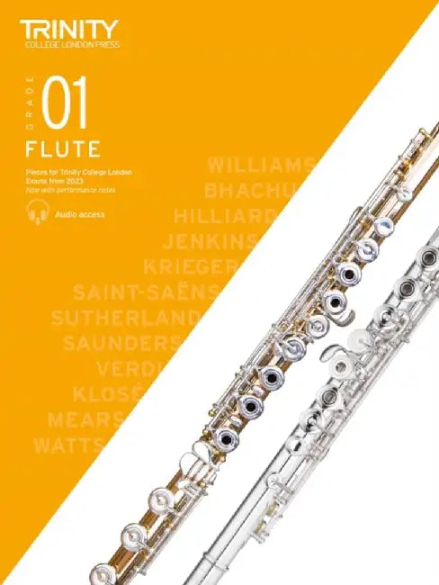 Trinity College London Flute Exam Pieces from 2023: Grade 1 by Trinity College London