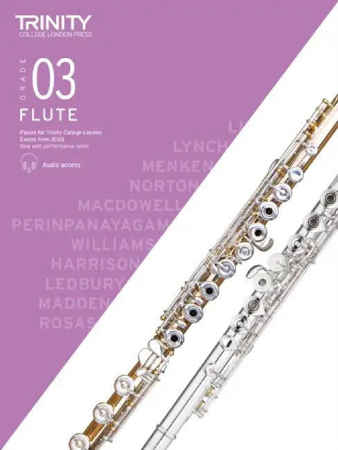 Trinity College London Flute Exam Pieces from 2023: Grade 3 by Trinity College London