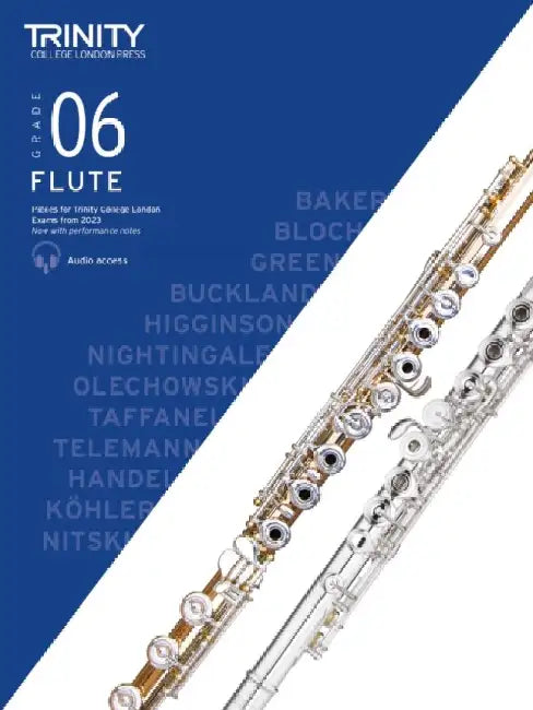Trinity College London Flute Exam Pieces from 2023: Grade 6 by Trinity College London