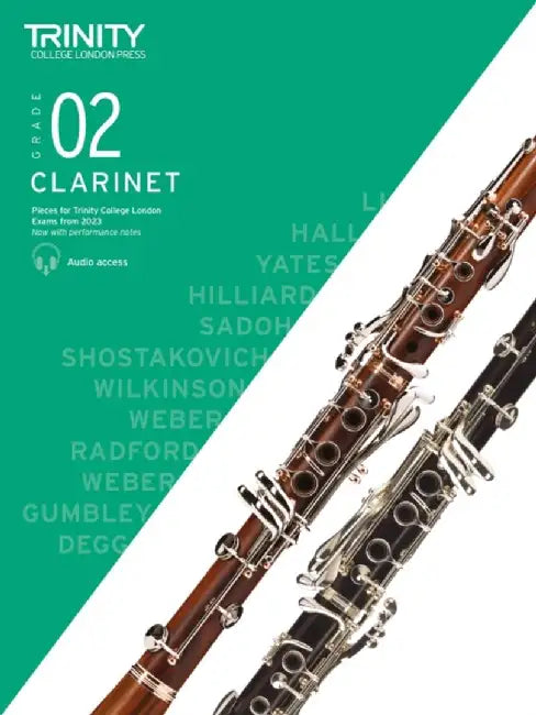 Trinity College London Clarinet Exam Pieces from 2023: Grade 2 by Trinity College London