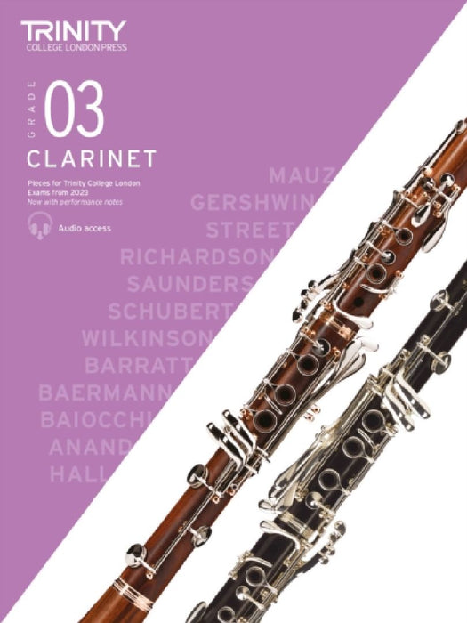 Trinity College London Clarinet Exam Pieces from 2023: Grade 3 by Trinity College London