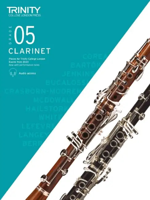 Trinity College London Clarinet Exam Pieces from 2023: Grade 5 by Trinity College London