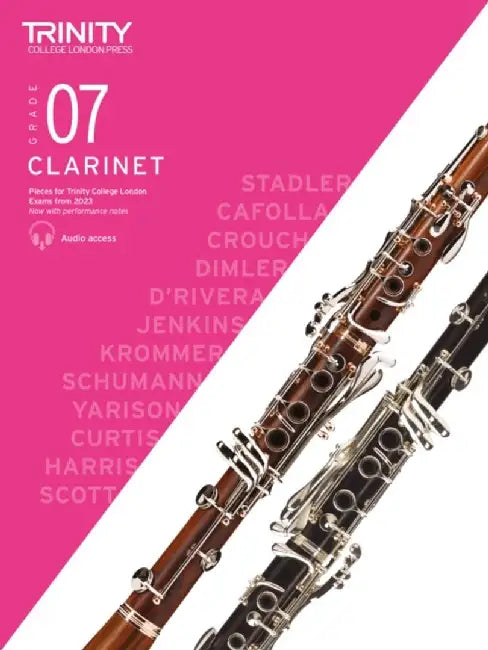 Trinity College London Clarinet Exam Pieces from 2023: Grade 7 by Trinity College London