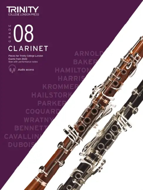 Trinity College London Clarinet Exam Pieces from 2023: Grade 8 by Trinity College London