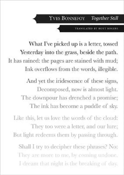 Together Still by Yves Bonnefoy