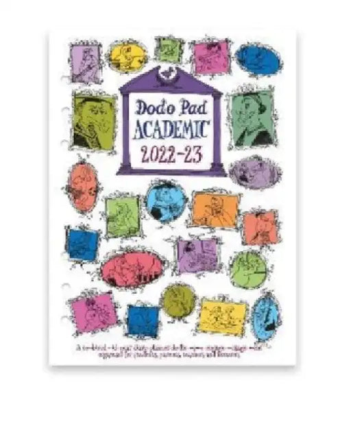 Dodo Pad Academic 2022-2023 Filofax-compatible A5 Organiser Diary Refill, Mid Year / Academic Year, Week to View: A doodle-memo-message-engagement-calendar-organiser-planner for students, parents, teachers & scholars by Lord Dodo