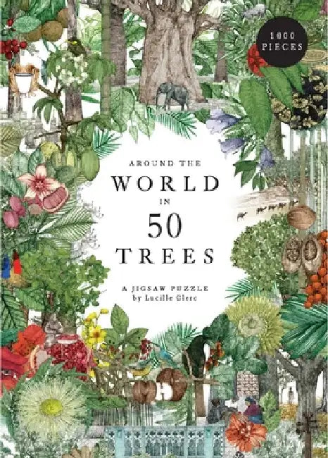 Around the World in 50 Trees 1000 Piece Puzzle by Jonathan Drori