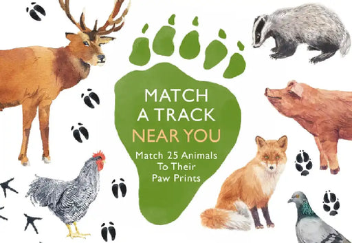 Match a Track Near You: Match 25 Animals to Their Paw Prints by Marcel George
