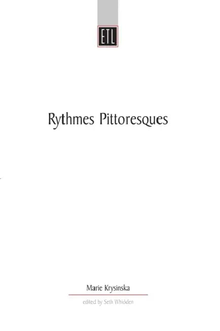 Rythmes Pittoresques by Marie Krysinska, Seth Whidden