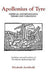 Apollonius of Tyre: Medieval and Renaissance Themes and Variations by Elizabeth Archibald
