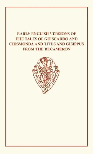 Early Eng Versions Decameron by Wright
