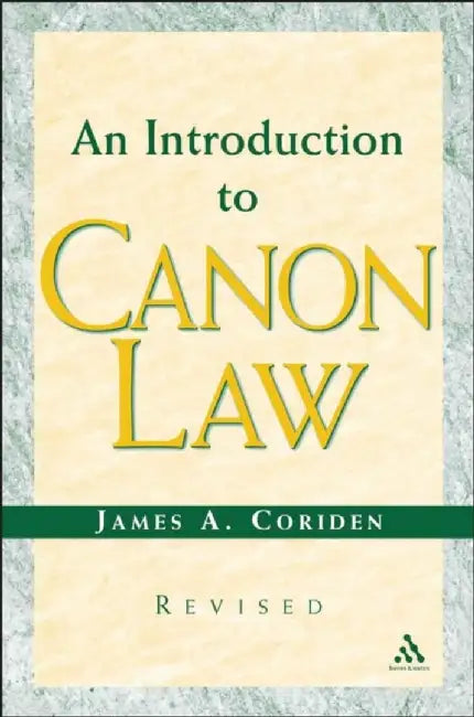 Introduction to Canon Law Revised Edition by James A. Coriden
