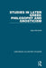Studies in Later Greek Philosophy and Gnosticism by Jaap Mansfeld