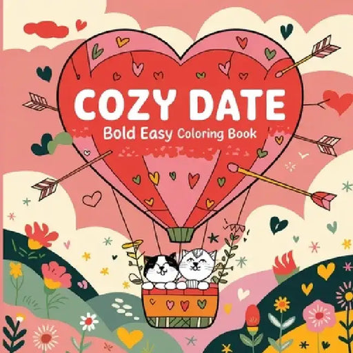 Cozy Date Coloring Book: Adult Coloring Books, Date Coloring Book for Adults, Valentine's Day Coloring Books for Women by Laura Bidden