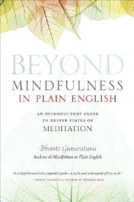 Beyond Mindfulness in Plain English: An Introductory Guide to Deeper States of Meditation by Gunaratana