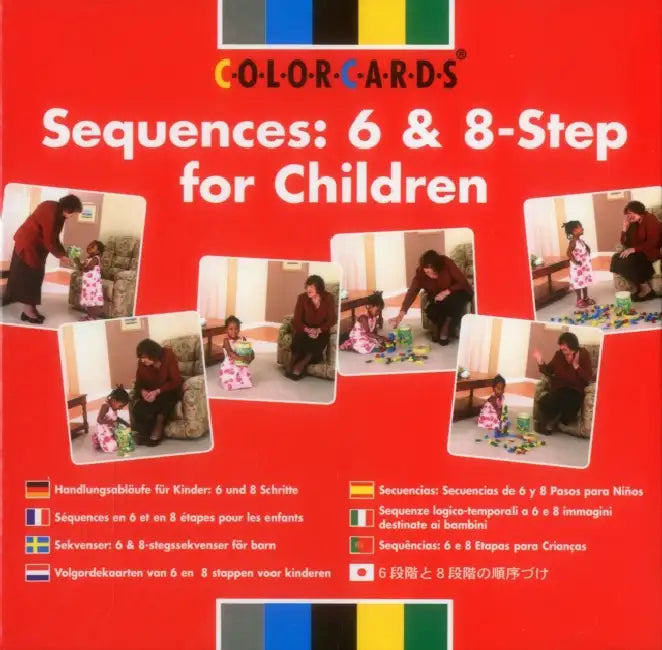 Sequences: Colorcards: 6 and 8- Step for Children by Speechmark