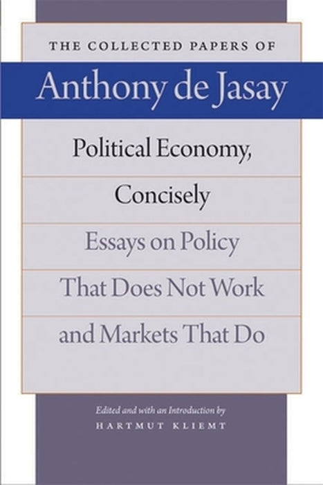 Political Economy Concisely by De Jasay Anthony