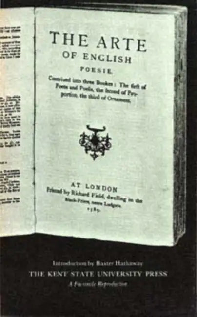 The Arte of English Poesie by Hathaway, George Puttenham
