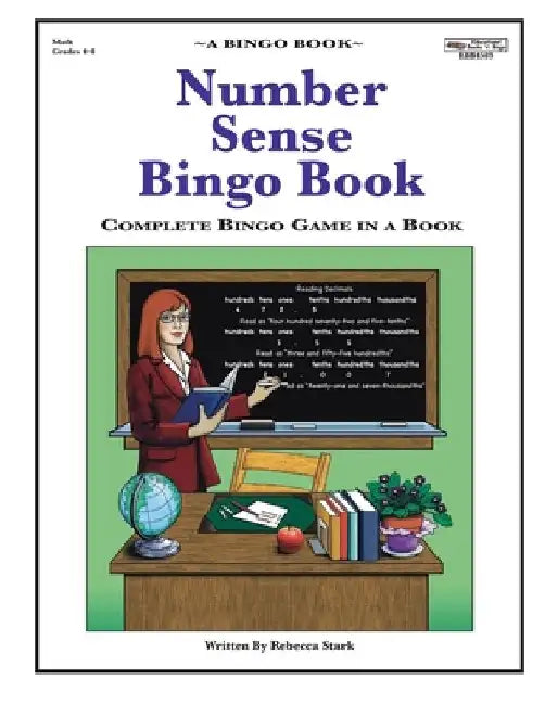 Number Sense Bingo Book: Complete Bingo Game In A Book by Rebecca Stark