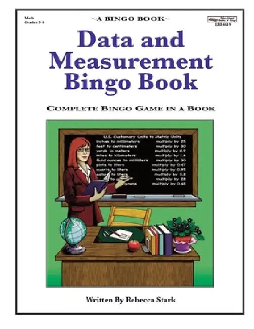 Data and Measurement Bingo Book: Complete Bingo Game In A Book by Rebecca Stark