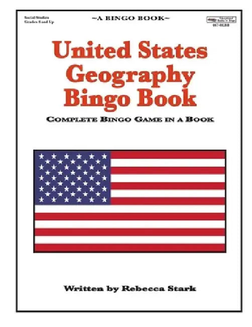 United States Geography Bingo Book by Rebecca Stark
