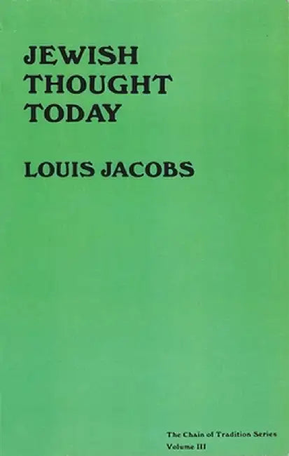 Jewish Thought Today by Behrman House