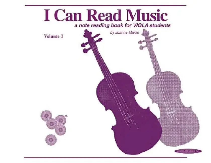 I Can Read Music, Vol 1: Viola by Joanne Martin