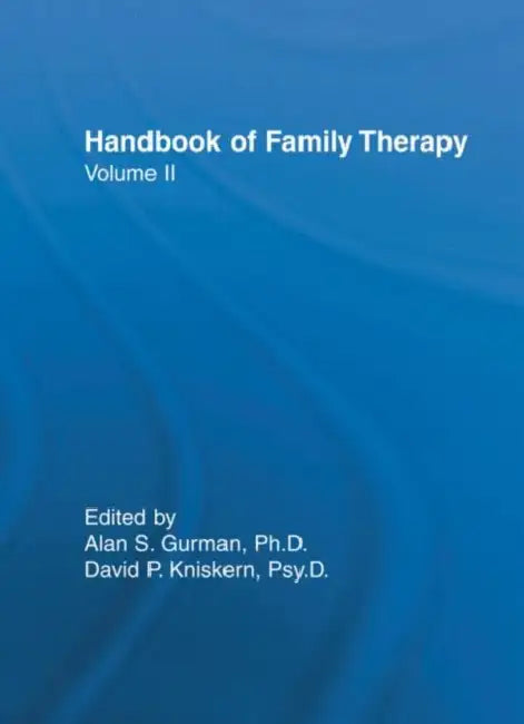 Handbook Of Family Therapy by Alan S. Gurman