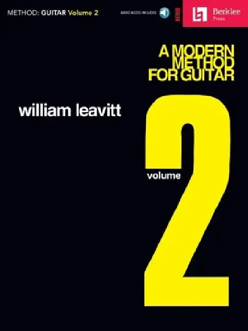 A Modern Method for Guitar - Volume 2 Book/Online Audio [With CD (Audio)] by William Leavitt