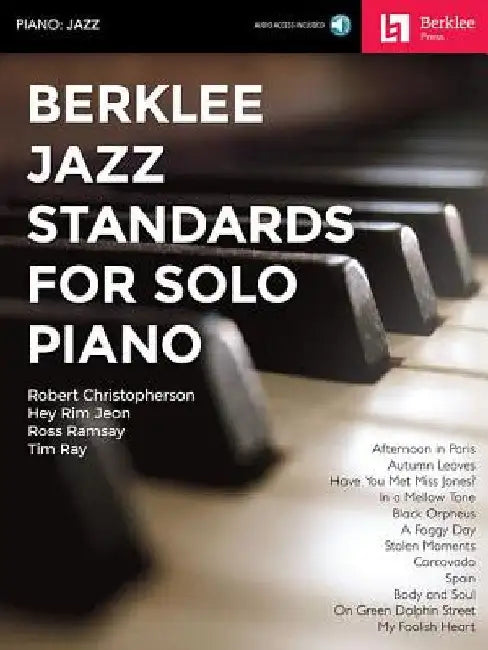 Berklee Jazz Standards for Solo Piano by Hal Leonard Corp