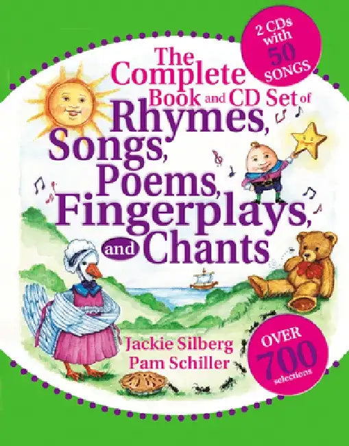 The Complete Book and CD Set of Rhymes, Songs, Poems, Fingerplays, and Chants [With 2 CD's with 50 Songs] by Jackie Silberg
