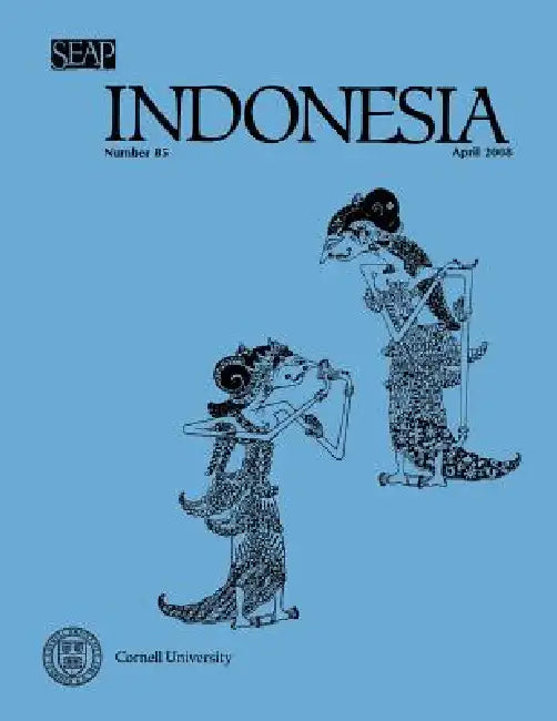 Indonesia Journal: April 2008 by Benedict R. O'g Anderson, Takashi Shiraishi, Joshua Barker
