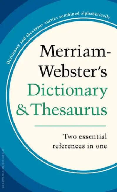 Merriam-Webster's Dictionary and Thesaurus by Merriam-Webster