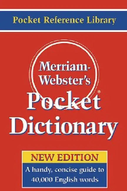 Merriam-Webster's Pocket Dictionary by Merriam-Webster